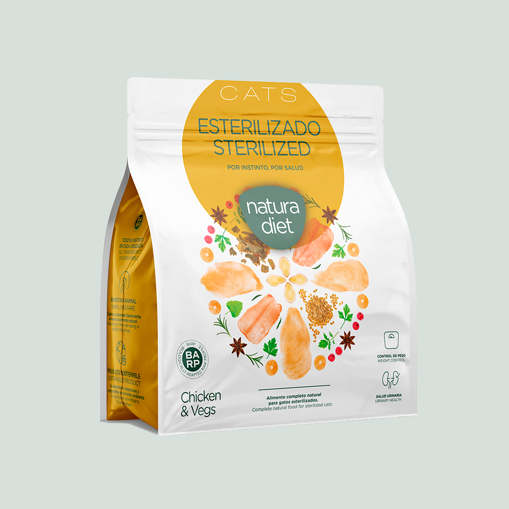 Natura Diet Cats Sterilized Chicken & Vegs