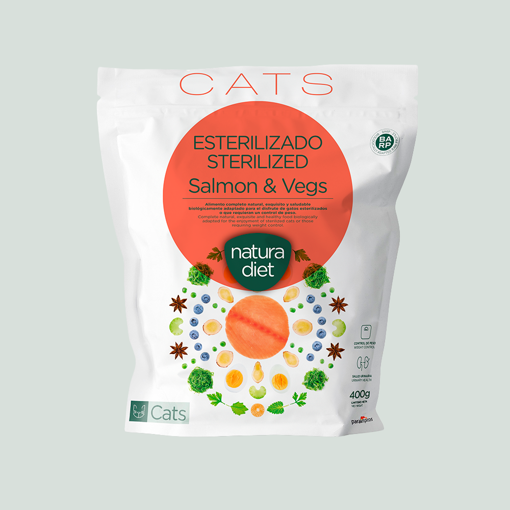 Natura Diet Cat Sterilized Salmon & Vegs