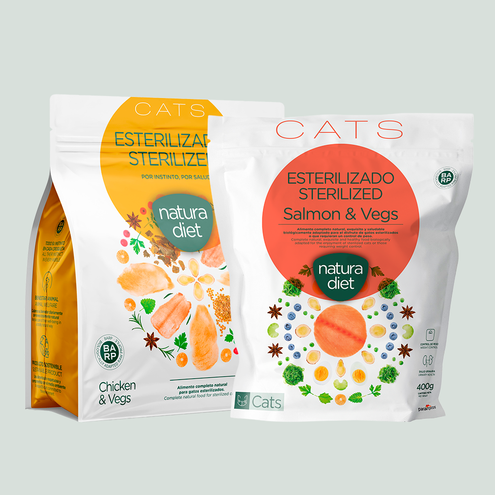 Pack Sterilized Chicken + Sterilized Salmon 400gr