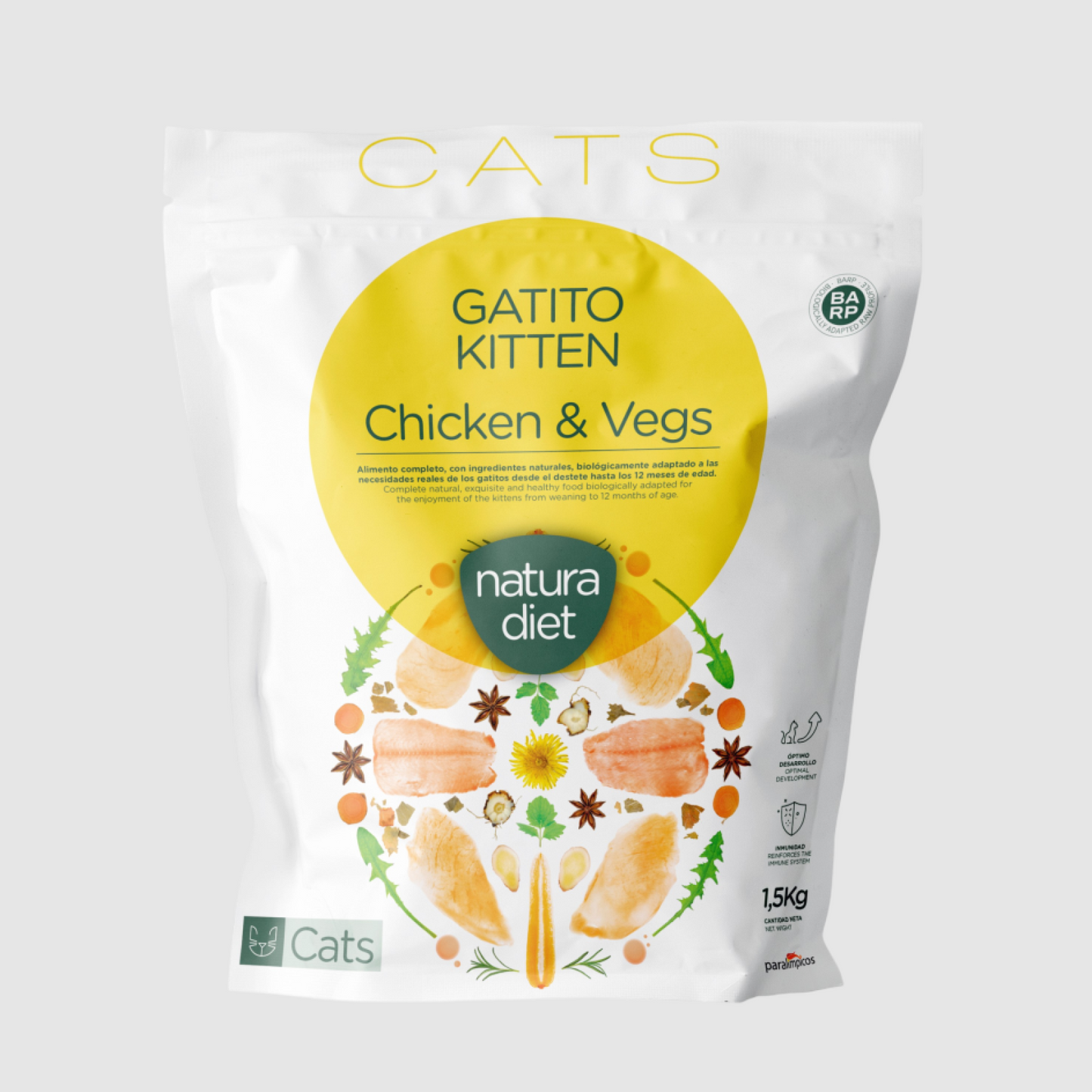 Natura Diet Cats Kitten Chicken & Vegs