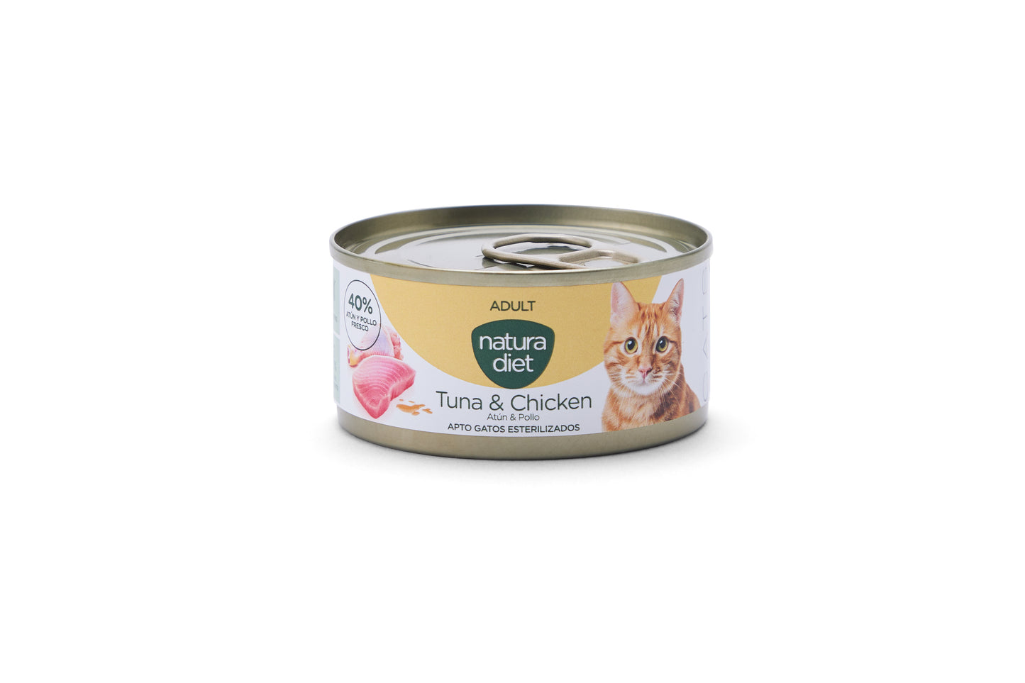 Natura Diet Cat Paté Adult Tuna & Chicken 85gr x 24 uds