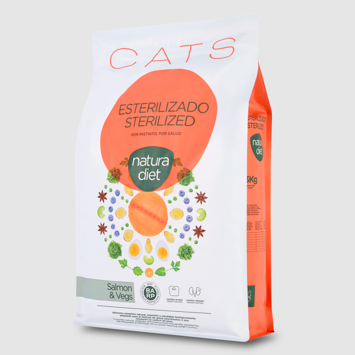 Natura Diet Cat Sterilised Salmon & Vegs
