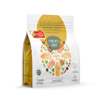 Natura Diet Cats Sterilized Chicken & Vegs
