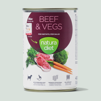 Natura Diet Dog Beef & Vegs x12 Uds.