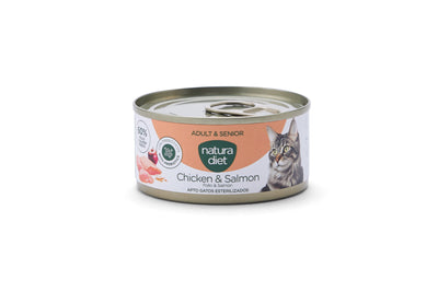 NATURA DIET CAT Paté Adult Chicken & Salmon  85g