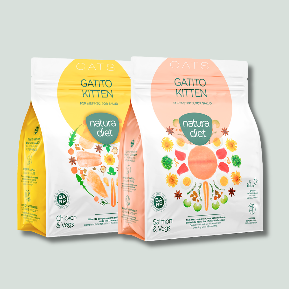 Pack Kitten Chicken + Kitten Salmon 400gr