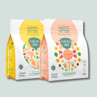 Pack Kitten Chicken + Kitten Salmon 400gr