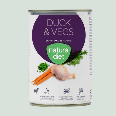 Natura Diet Dog Duck & Vegs x12 Uds