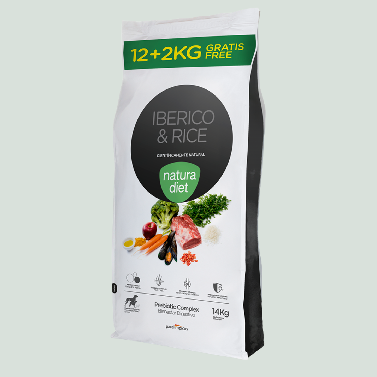 Natura Diet Iberico & Rice PROMO Jirafa 12 + 2 Kg
