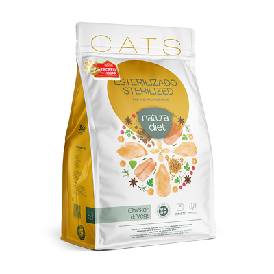 Natura Diet Cats Sterilized Chicken & Vegs