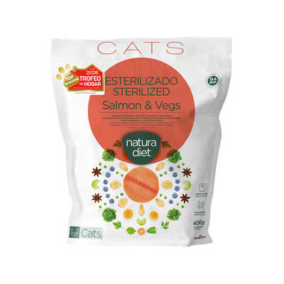 Natura Diet Cat Sterilized Salmon & Vegs